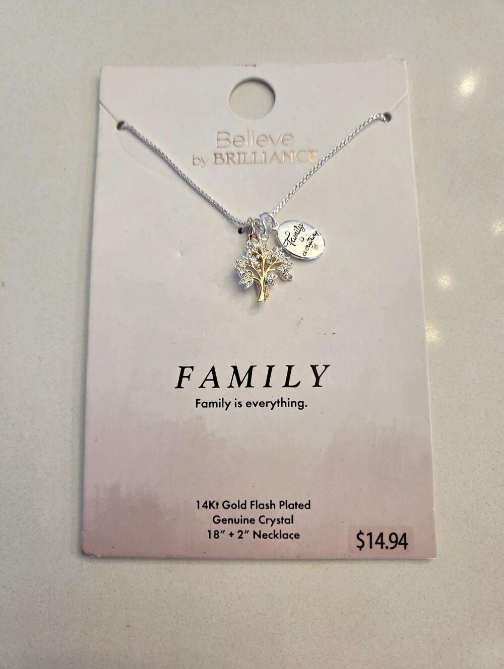 Family Tree Necklace - Gold & Silver